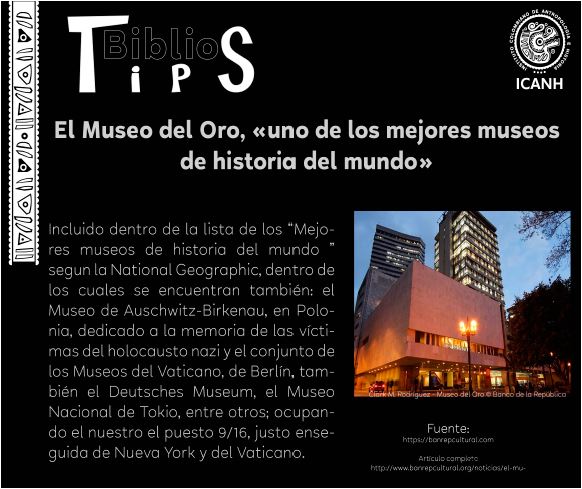 El Museo del Oro, «uno de los mejores museos de historia del mundo»