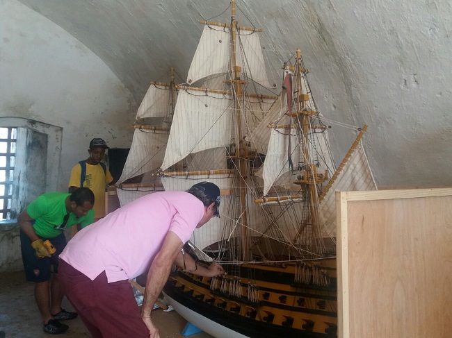 Traslado Replica Navío Bocachica